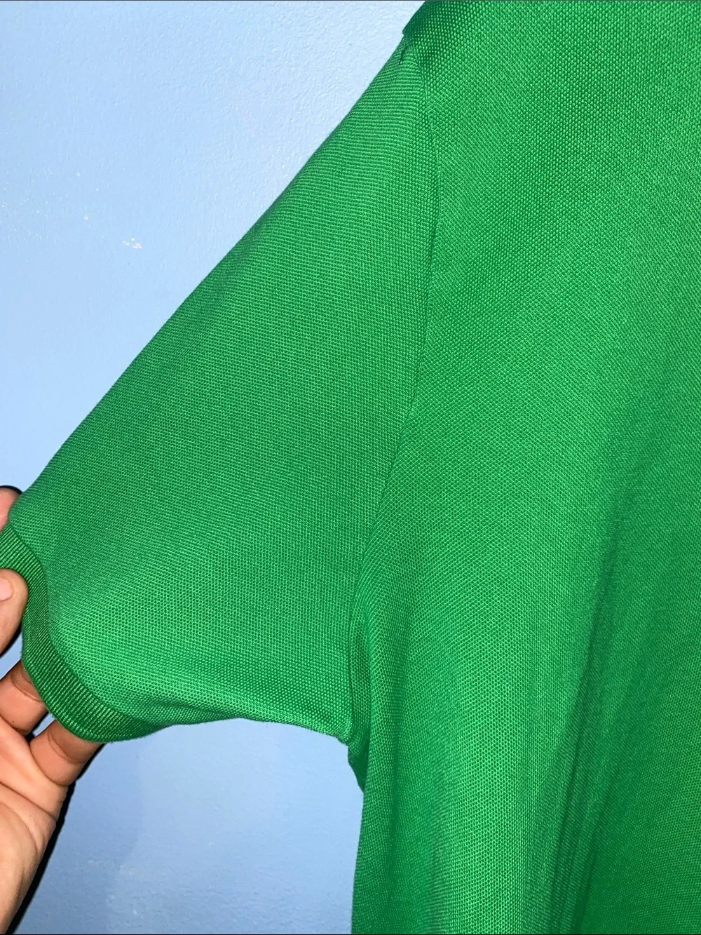 Ralph Lauren Green Polo Shirt with Navy Pony